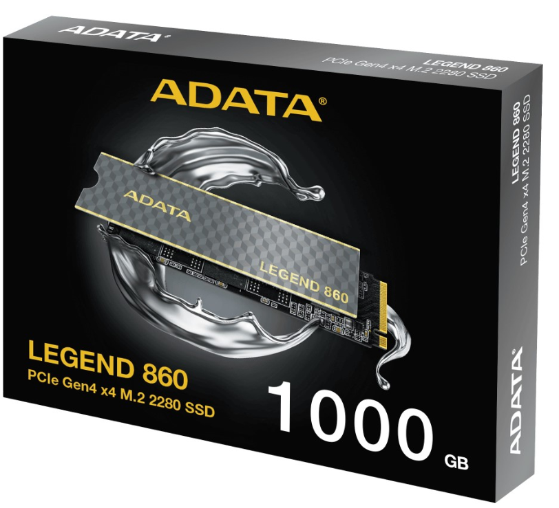 ADATA Legend 860 1000GB PCIe Gen4 x4 M.2 2280 Solid State Drive