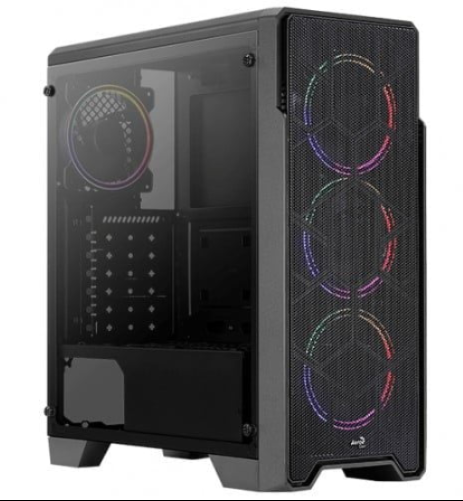 Aerocool Ore Saturn Tempered Glass Edition FRGB Mid Tower Chassis