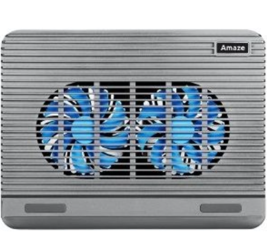Amaze A512 Dual Fan Laptop Cooling Pad Gray